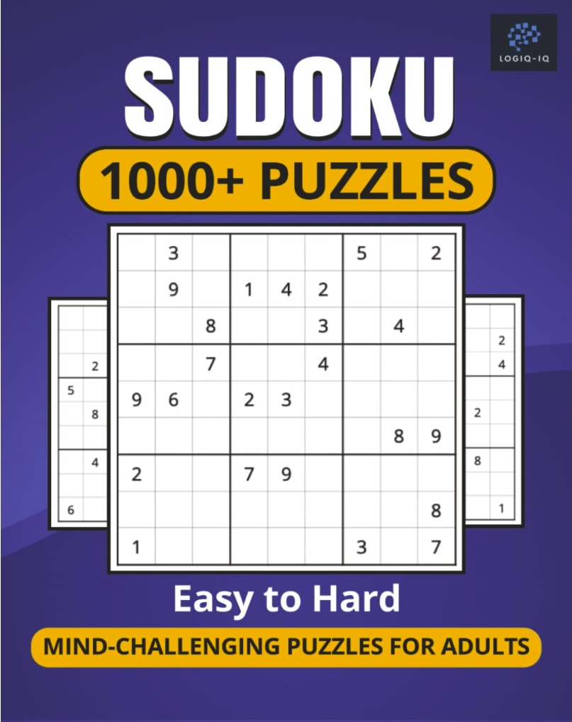 1000+ Sudoku Puzzle Book